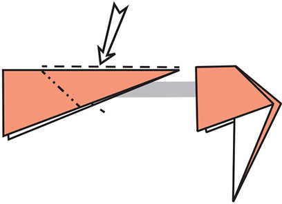 Inside-Reverse Fold A section of a mountain-folded edge is reversed to become - photo 7