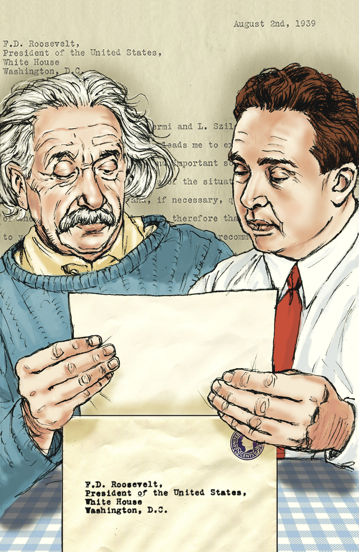 Albert Einstein and Leo SzilardIn July 1945 the first device was tested in New - photo 4