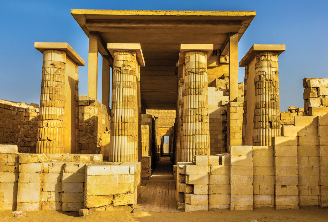 The Hypostyle Hall built by Imhotep as part of the Saqqara necropolis - photo 7