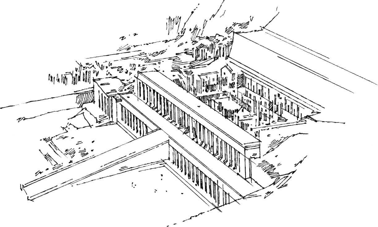 Mortuary Temple of Hatshepsut Deir el-Bahari Egypt INTRODUCTION Architecture - photo 5