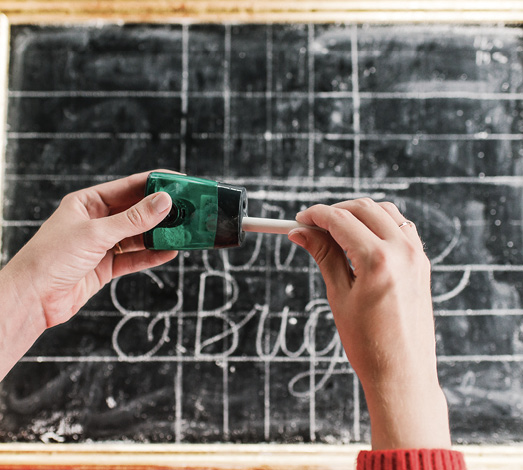 8 Remember to sharpen your chalk frequently 9 When the lettering is - photo 15