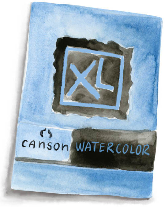 Typical watercolor paper comes in two types cold press and hot press Hot - photo 4