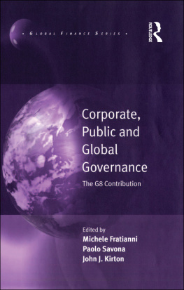 Michele Fratianni - Corporate, Public and Global Governance: The G8 Contribution