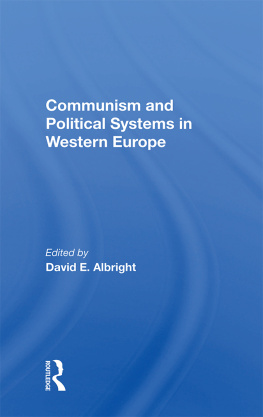 David Albright - Communism and Political Systems in Western Europe