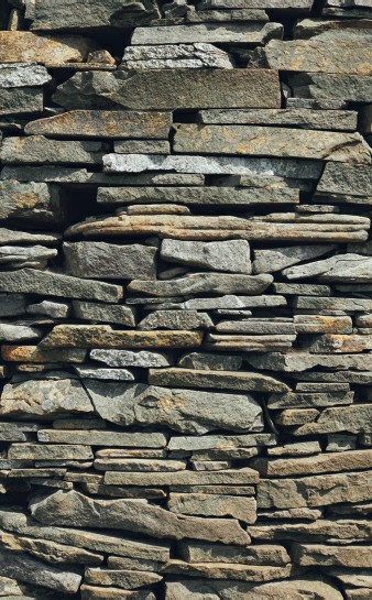 Dry-stacked stone wall in Co Clare Between the ages of 12 and 17 I managed - photo 2