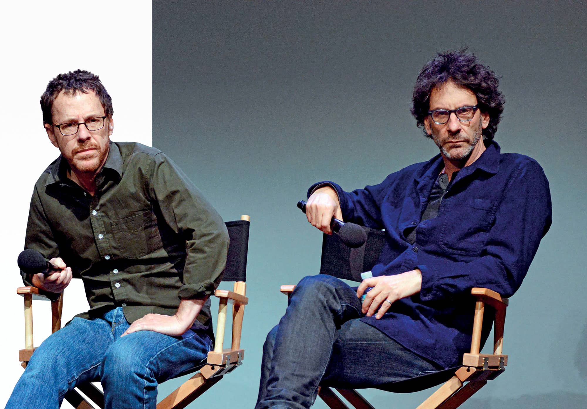 Joel Coen and Ethan Coen discuss their film Inside Llewyn Davis in New York in - photo 3