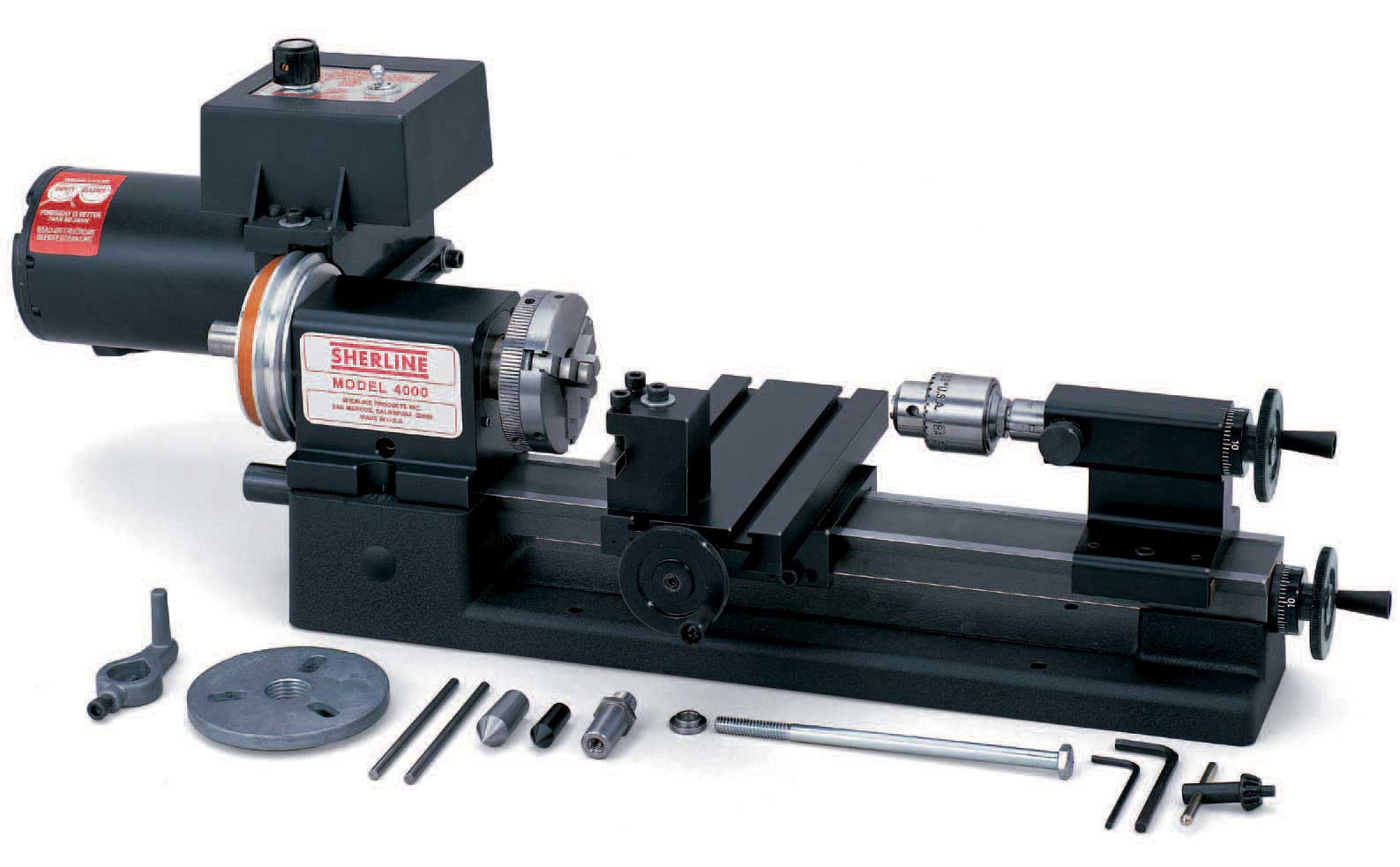 Fig 103A Sherline mini-lathe with a swivelling headstock For convenience - photo 8