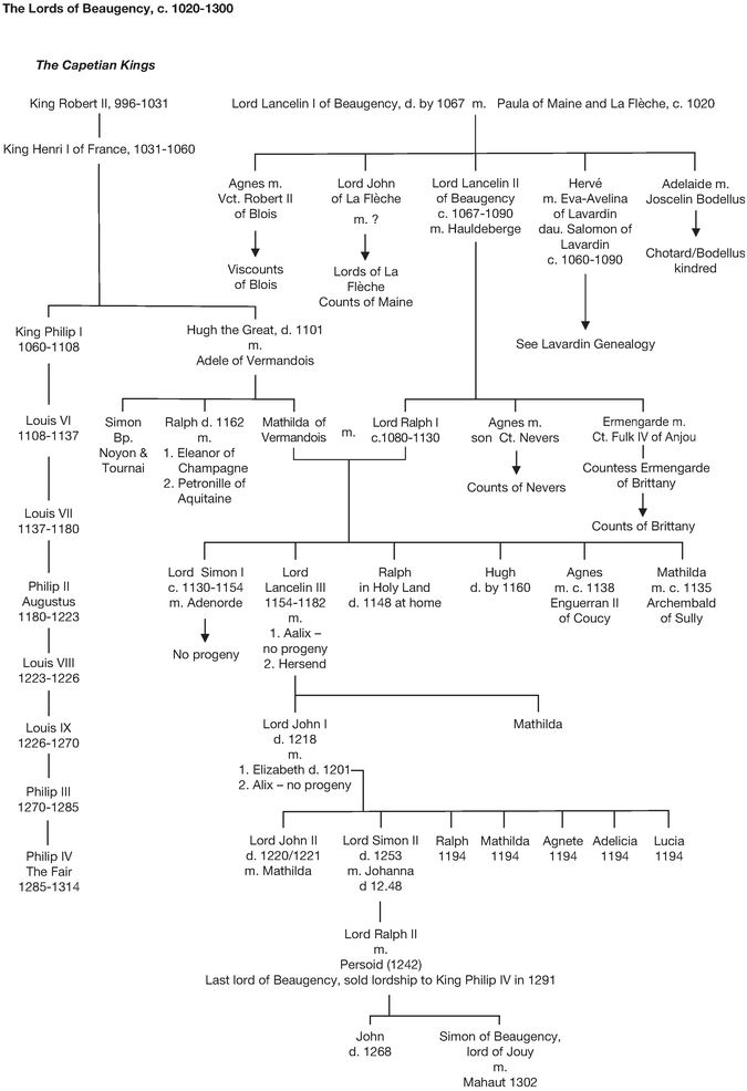 Genealogy 1 The lords of Beaugency Genealogy 2 The lords of Larvardin - photo 8