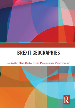 Mark Boyle - Brexit Geographies