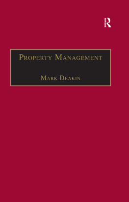 Mark Deakin - Property Management: Corporate Strategies, Financial Instruments and the Urban Environment