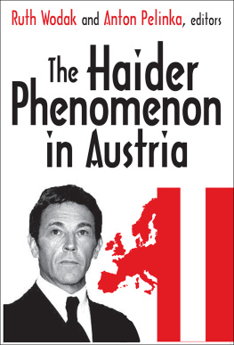 Anton Pelinka - The Haider Phenomenon