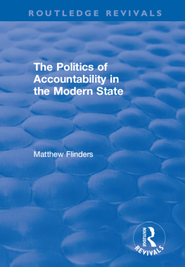 Matthew Flinders - The Politics of Accountability in the Modern State