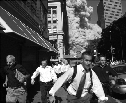 This snapshot of people fleeing the World Trade Center on September 11 2001 - photo 2