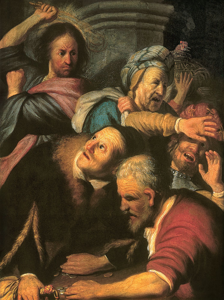 Christ Driving the Moneychangers from the Temple 1626 Oil on wood 43 x 32 cm - photo 6