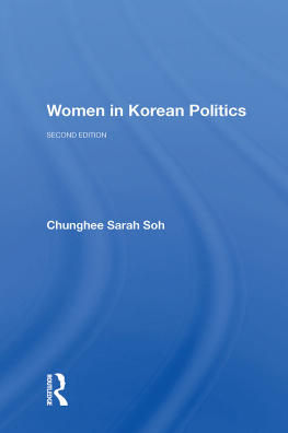 Chunghee Sarah Soh - Women in Korean Politics