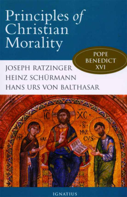 Heinz Schurmann - Principles of Christian Morality