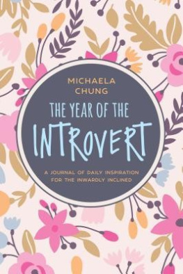 Michaela Chung The Year of the Introvert: A Journal of Daily Inspiration for the Inwardly Inclined