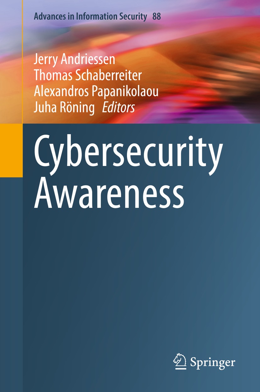 Book cover of Cybersecurity Awareness Volume 88 Advances in Information - photo 1