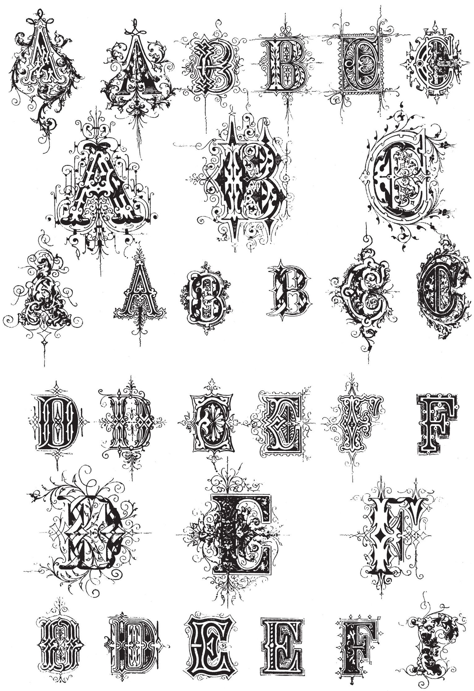 The Encyclopedia of Monograms Over 11000 Motifs for Designers Artists and Crafters - photo 4