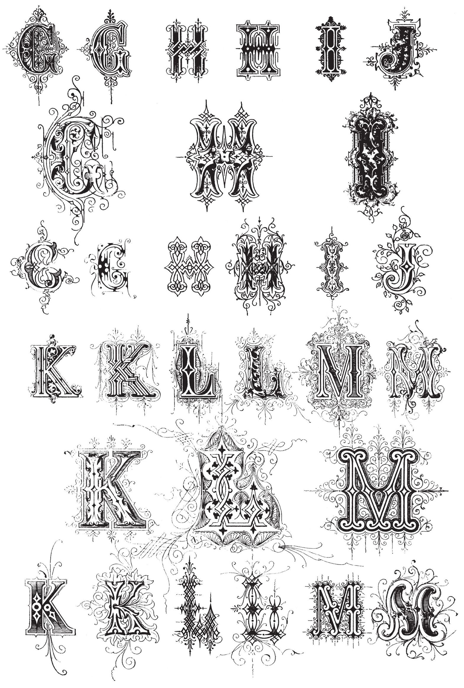 The Encyclopedia of Monograms Over 11000 Motifs for Designers Artists and Crafters - photo 5