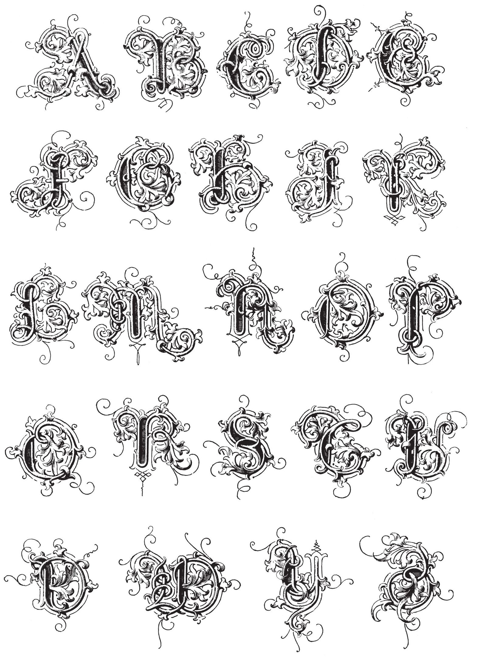 The Encyclopedia of Monograms Over 11000 Motifs for Designers Artists and Crafters - photo 13