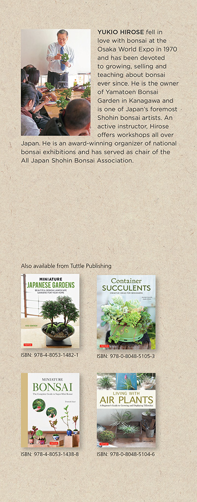 The Ultimate BONSAI HANDBOOK The Complete Guide for Beginners Yukio Hirose - photo 1