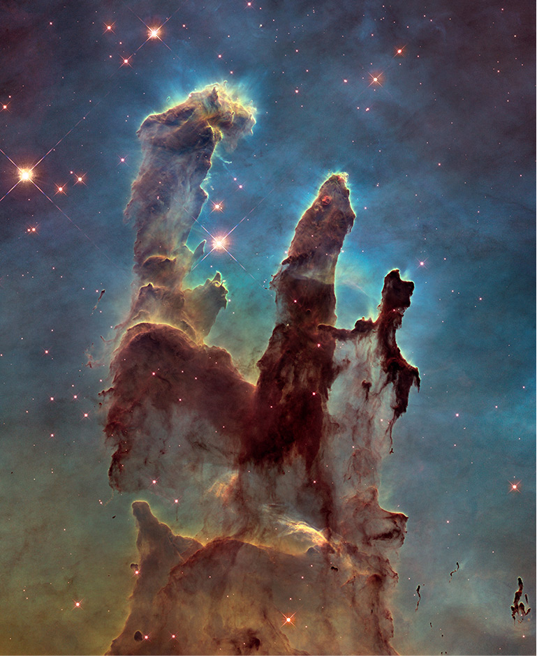 Hubbles newest image of the Pillars of Creation in the Eagle Nebula taken with - photo 5