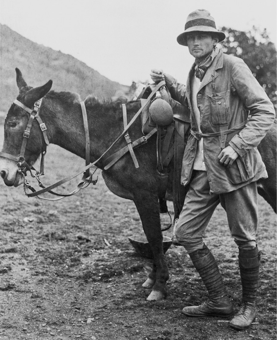 Hiram Bingham III photographed during his 1911 search for Vilcabamba the - photo 1