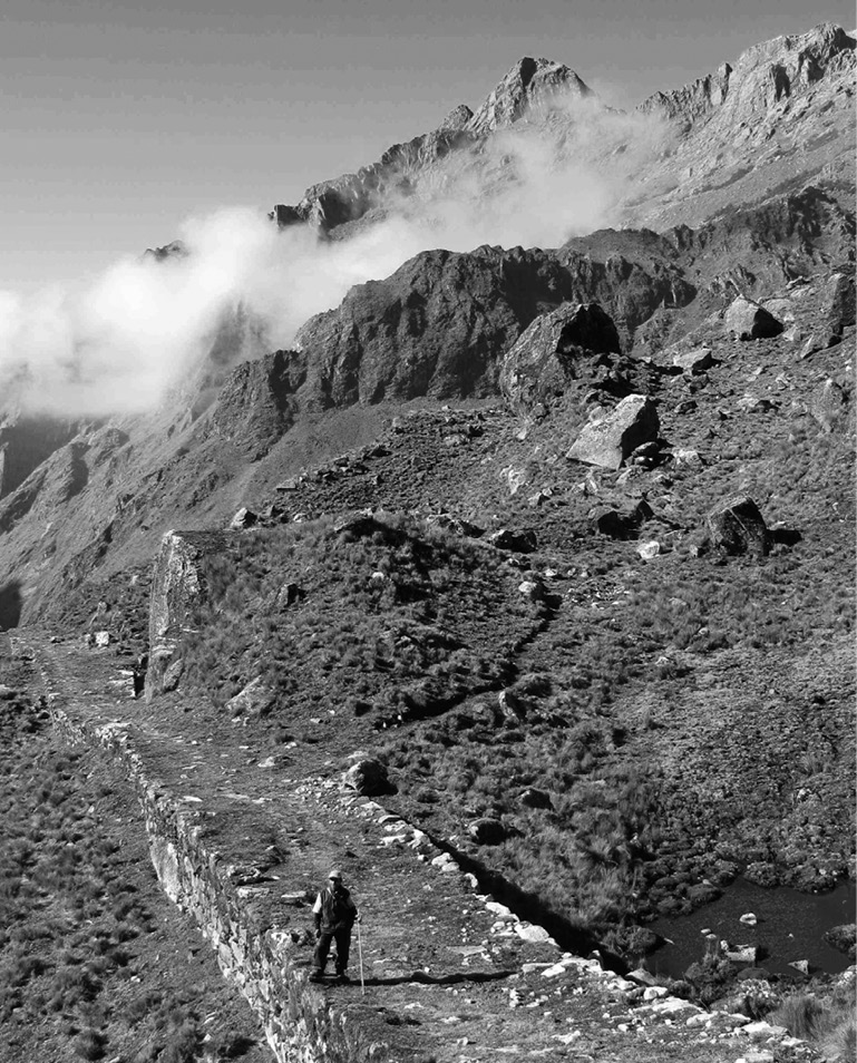 Justo on the deserted stone path that runs from Choquequirao to Vitcos John - photo 14