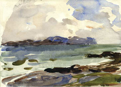 Nathaniel Hone 18311917 View on the Irish coast probably Lambay Island - photo 3