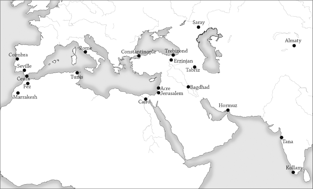 FIGURE 1 Locations of Franciscan martyrdoms in the Mediterranean Middle East - photo 6