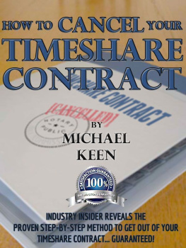 Michael Keen - How to Cancel Your Timeshare Contract