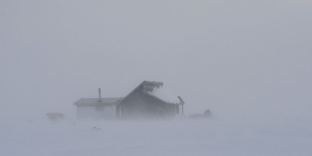 Charlies cabin in storm PHOTO IGOR SHPILENOKMichio Hoshino memorial PHOTO - photo 28