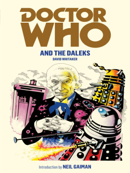 David Whitaker Doctor Who and the Daleks