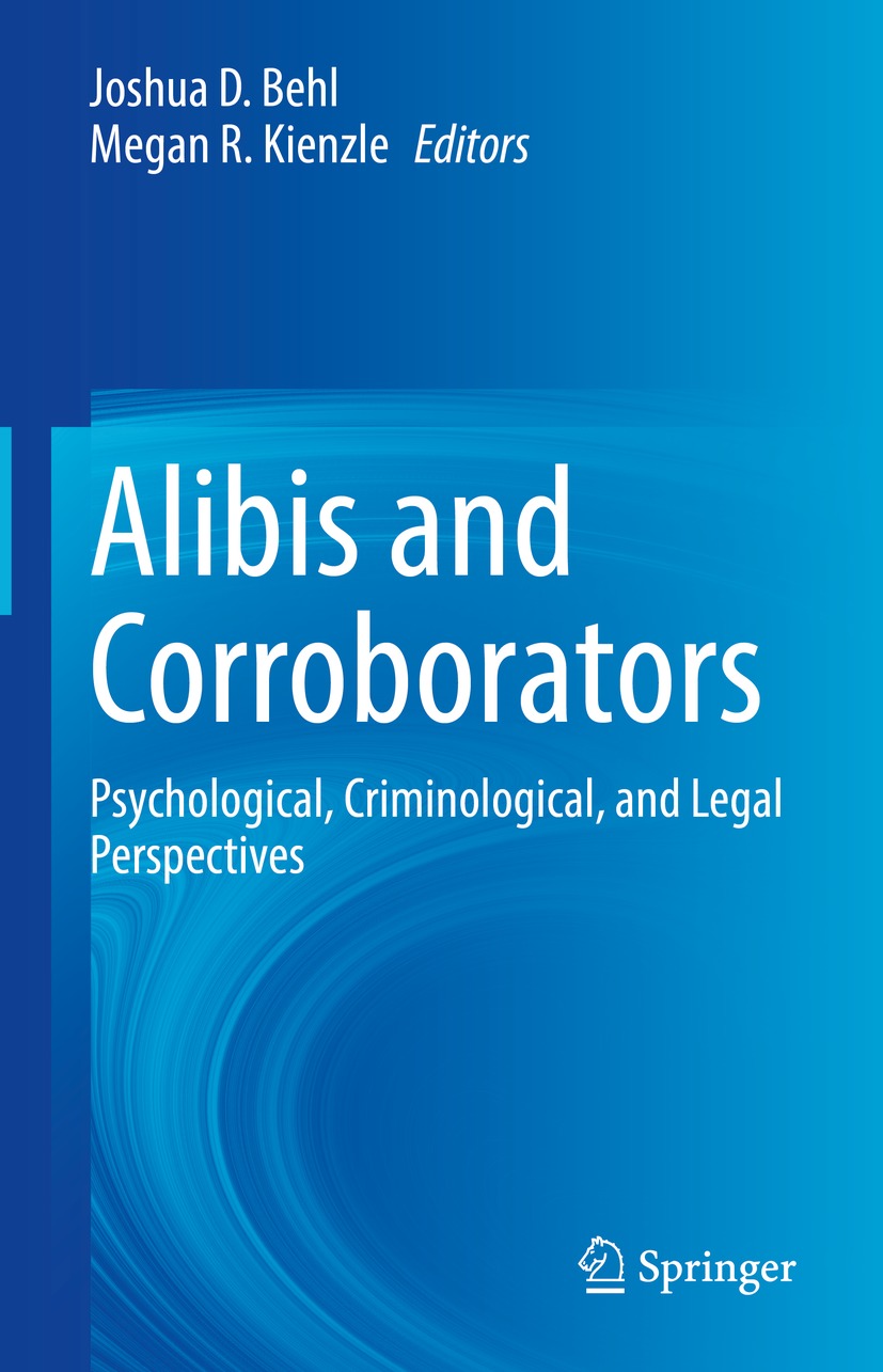 Book cover of Alibis and Corroborators Editors Joshua D Behl and Megan R - photo 1