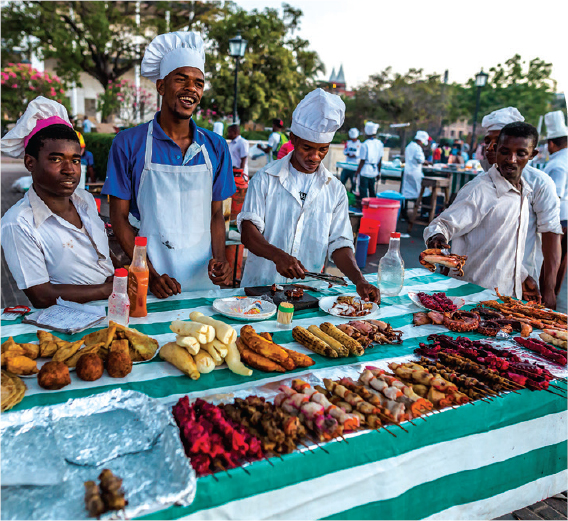 The atmospheric nightly street-food market at Forodhani Gardens is popular with - photo 12