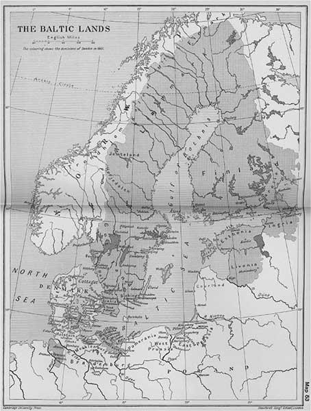 The Baltic in 1661 during the time of Swedens domination of the region - photo 2