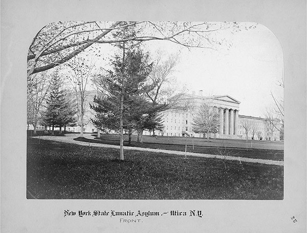 Front view of the Lunatic Asylum New York State Archives While Old Main - photo 3