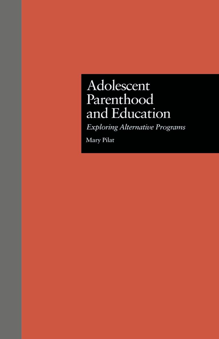 Adolescent Parenthood and Education Michigan State University Series on - photo 1