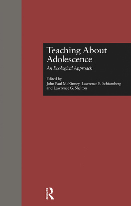 John Paul McKinney - Teaching About Adolescence