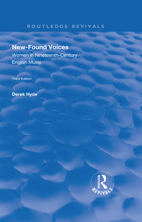 New-Found Voices Third Edition First published 1998 by Ashgate Publishing - photo 1