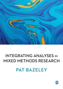 Pat Bazeley - Integrating Analyses in Mixed Methods Research