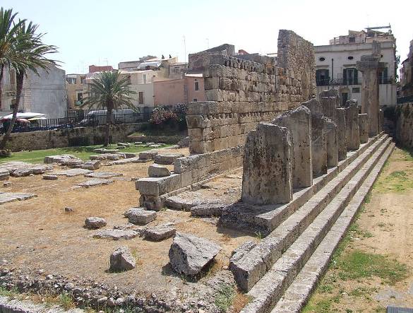 Ancient ruins at Syracuse The Temple of Apollo THE IDYLLS OF THEOCRITUS - photo 7