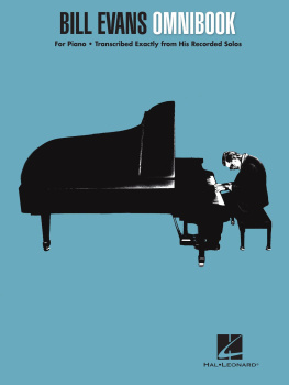 Bill Evans - Bill Evans Omnibook for Piano