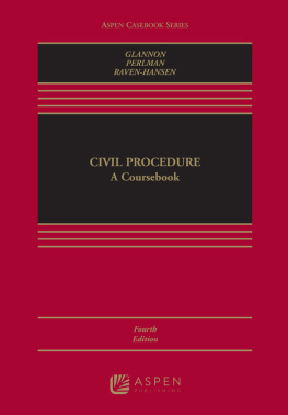 Joseph W. Glannon - Civil Procedure 4th ed.