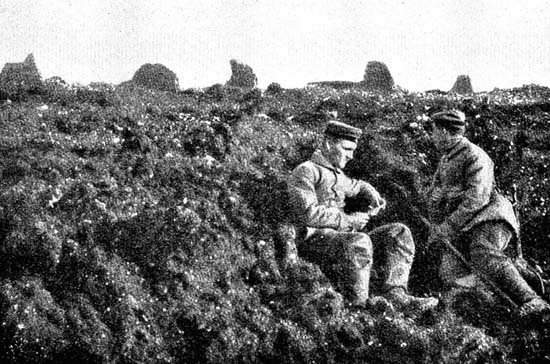 The Ruins of Notre Dame de Lorette March 1915 Gun Position on the Lorette - photo 5