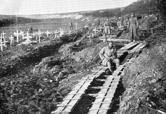 Battlefield Cemetery Schlammulde Lorette Spur Carency May 1915 Forward - photo 8