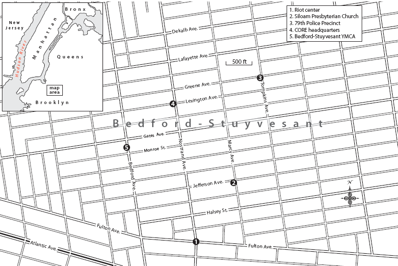 MAP 2 Bedford-Stuyvesant The conservative appeal to law and order posed a - photo 3