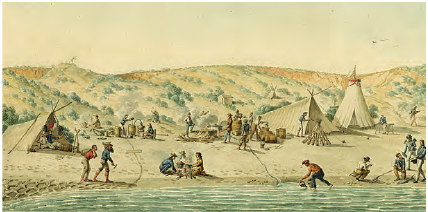 Camp on the Peron Peninsula Shark Bay Western Australia 1818 by Alphonse - photo 8