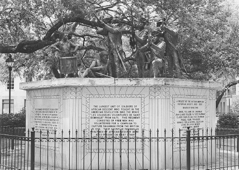 Part of the inscription on the Haitian Monument in Franklin Square reads Their - photo 13